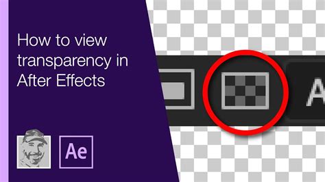 transparency in after effects